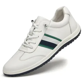 Aidase Genuine Leather shoes Men Sneakers Slip On Casual Leather Shoes Classic Soft Breathable Men Shoes Flats New