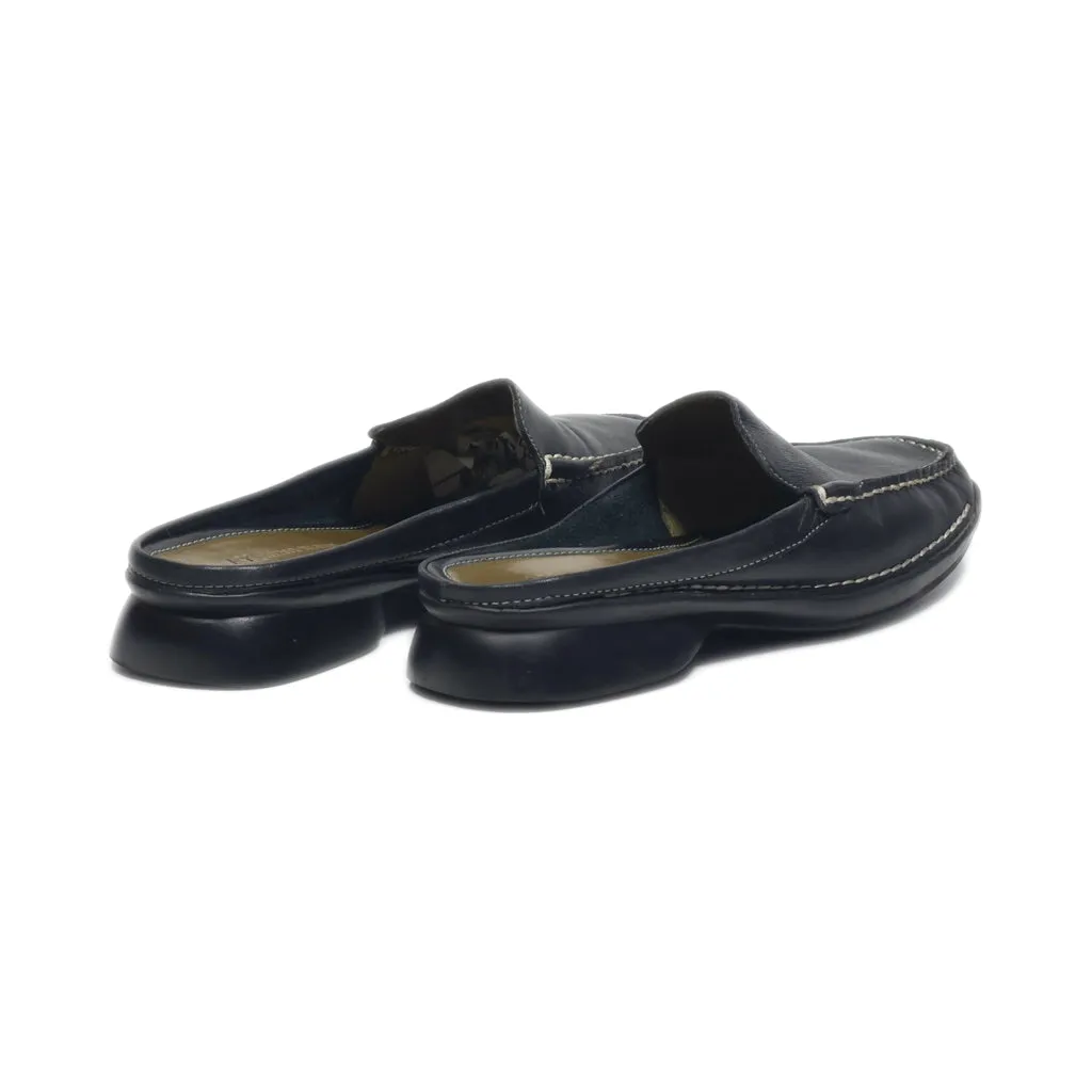 Anne Klein Mules Leather Black Colour For Women