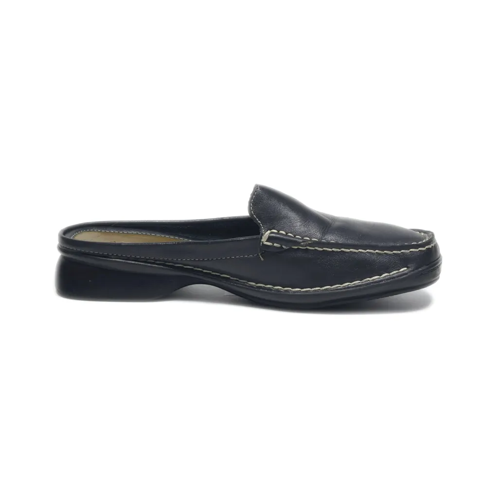 Anne Klein Mules Leather Black Colour For Women