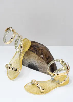 Aria Kid's Light Gold Sandal
