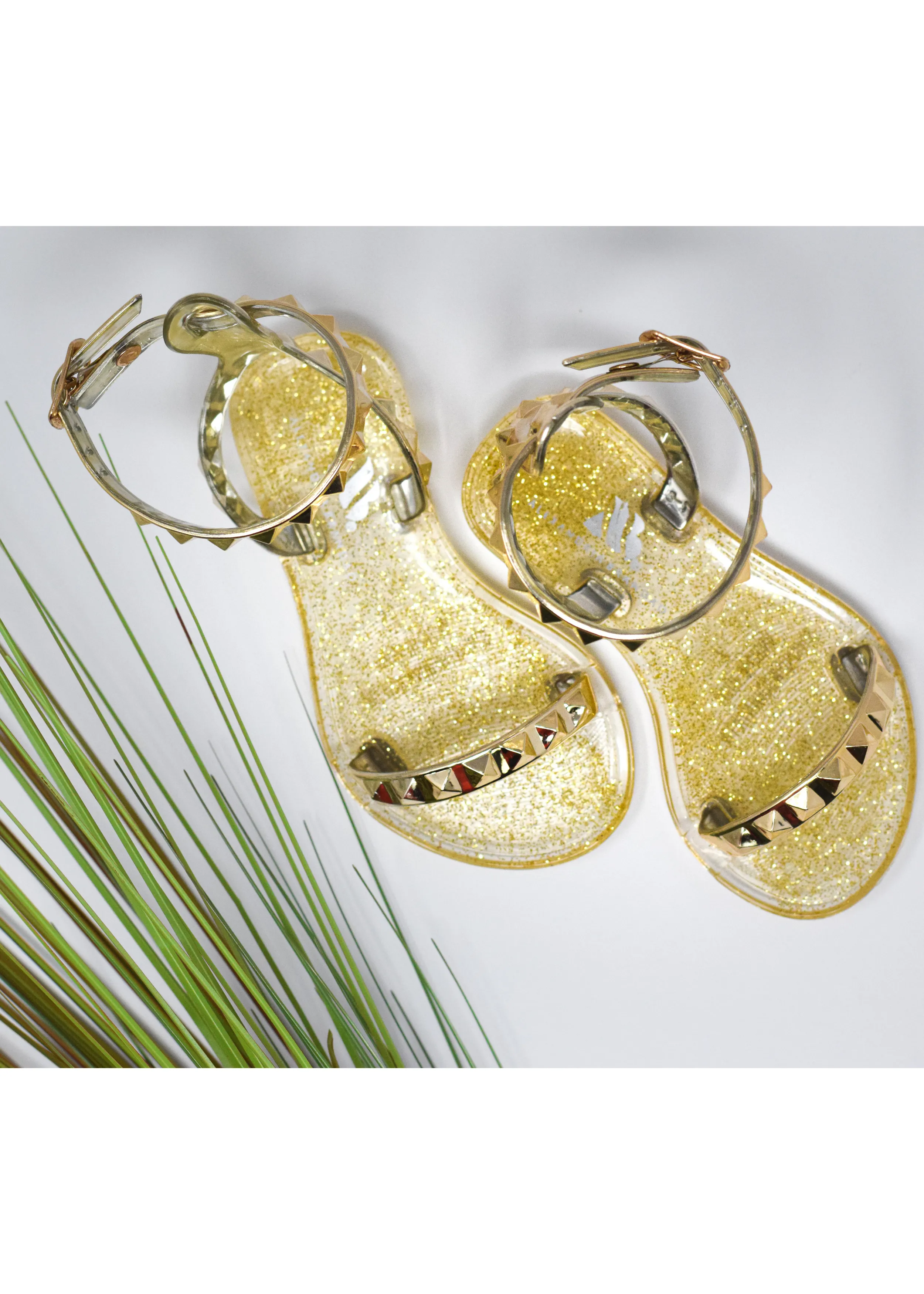 Aria Kid's Light Gold Sandal