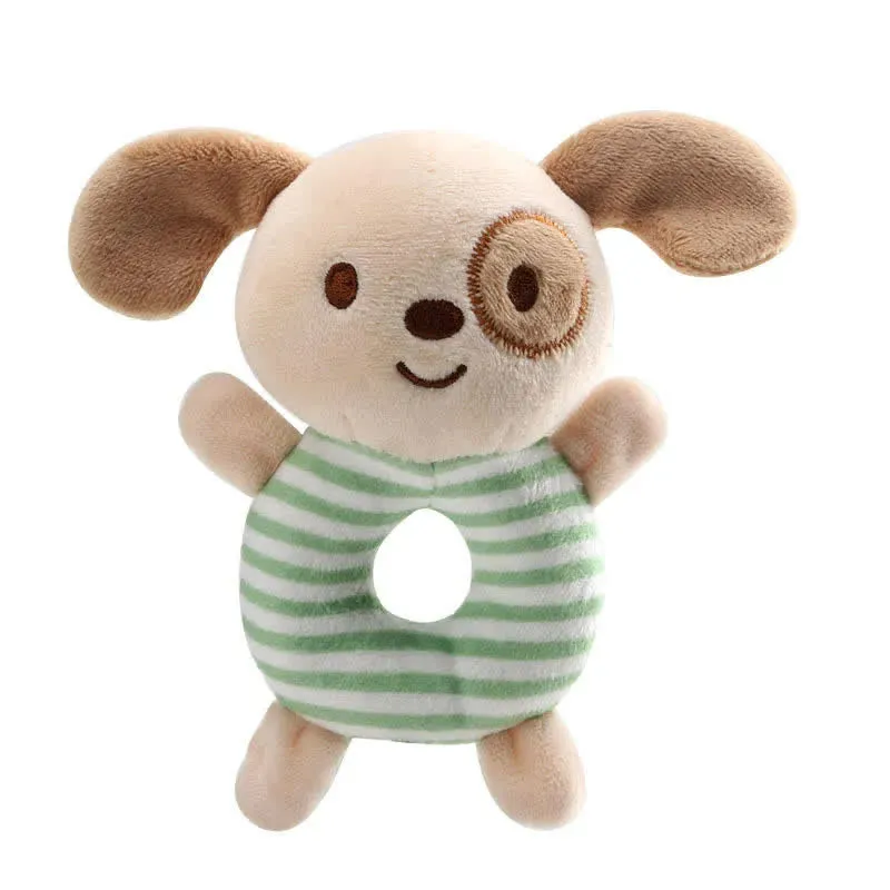 Baby Plush Cartoon Animals Rattle Toys