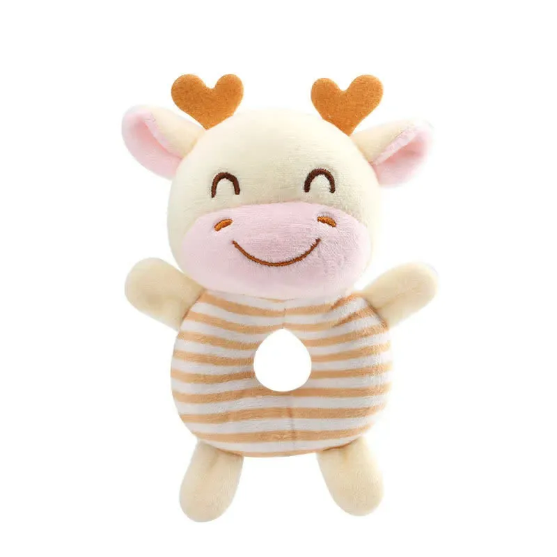 Baby Plush Cartoon Animals Rattle Toys