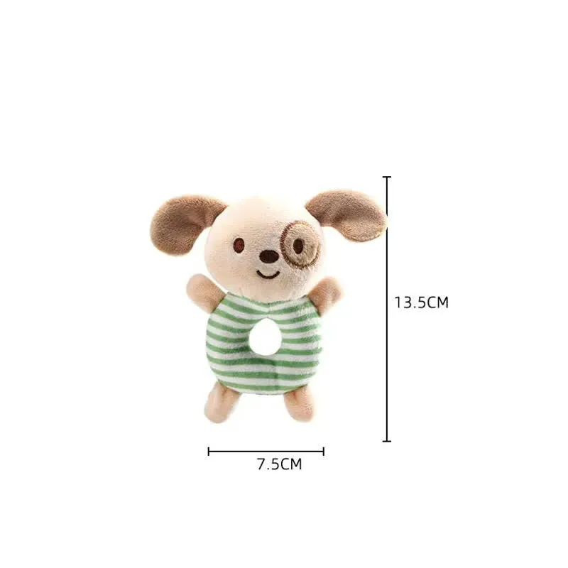 Baby Plush Cartoon Animals Rattle Toys