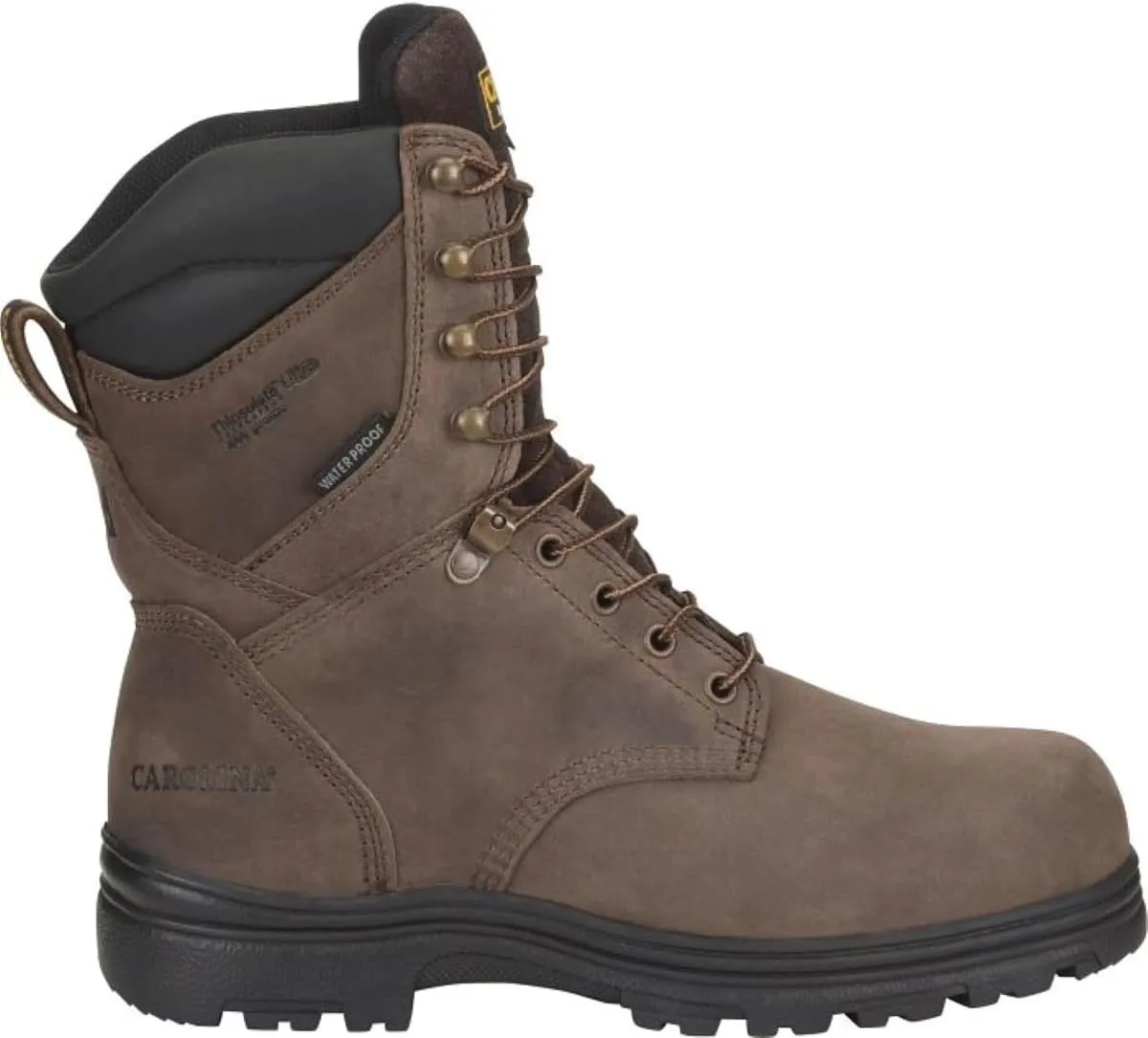 Carolina Boots Surveyor 8" Steel Toe Insulated Waterproof Work Boot, Mens Durable Industrial Construction Footwear