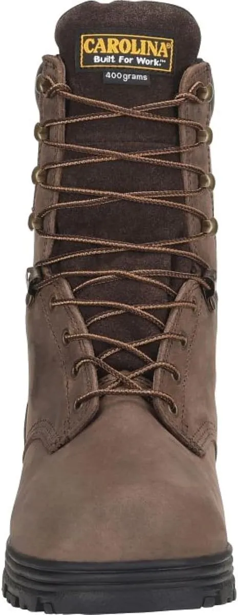 Carolina Boots Surveyor 8" Steel Toe Insulated Waterproof Work Boot, Mens Durable Industrial Construction Footwear