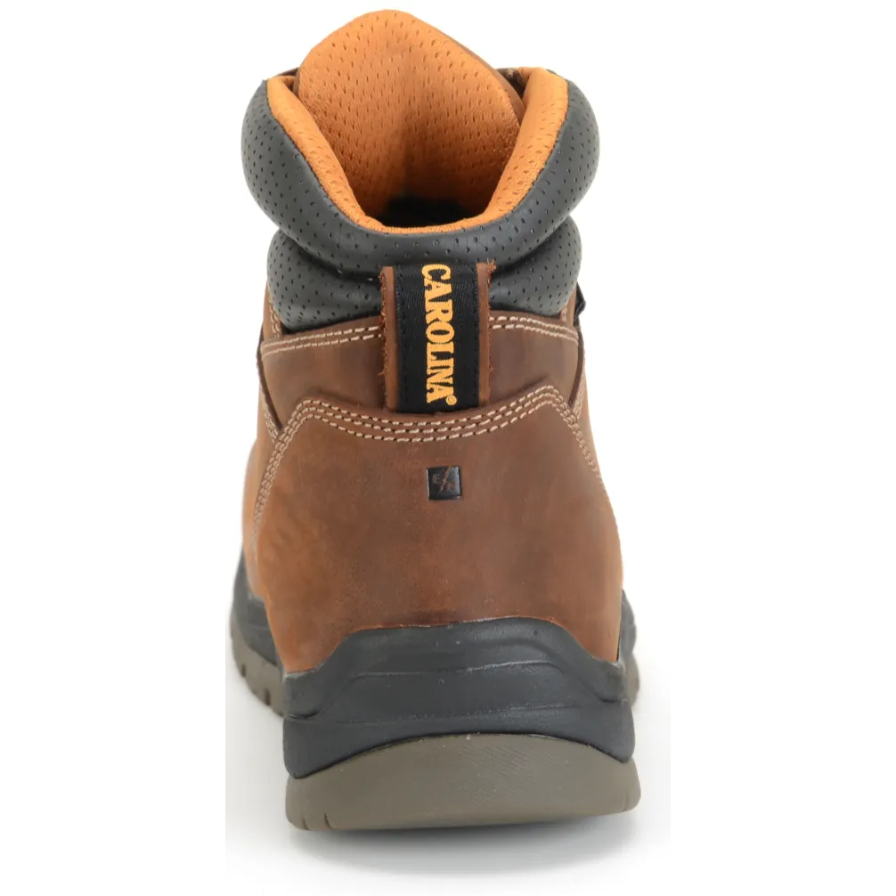 Carolina Men's Bruno Lo 6" Soft Toe Waterproof Work Boot - Brown - CA5020