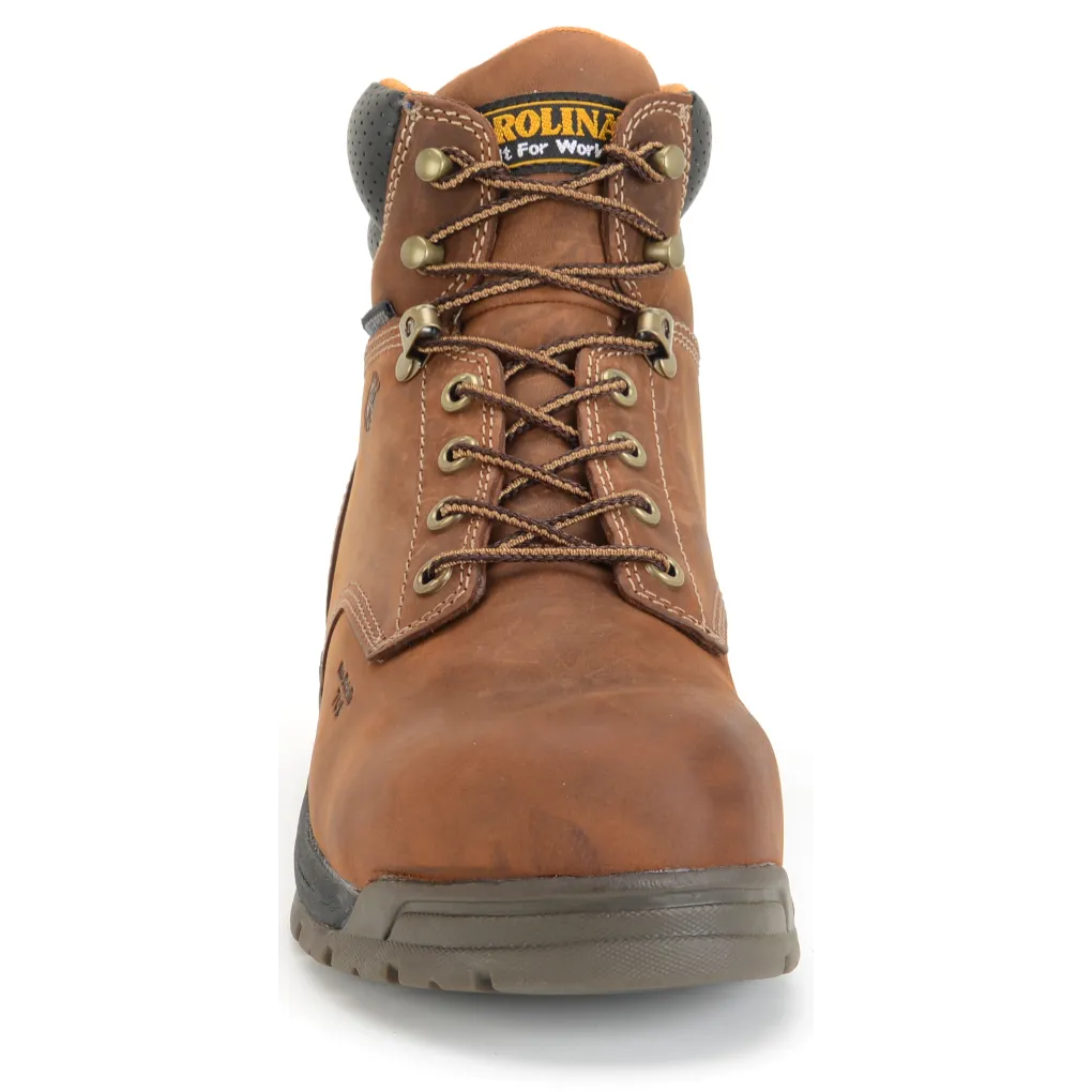 Carolina Men's Bruno Lo 6" Soft Toe Waterproof Work Boot - Brown - CA5020