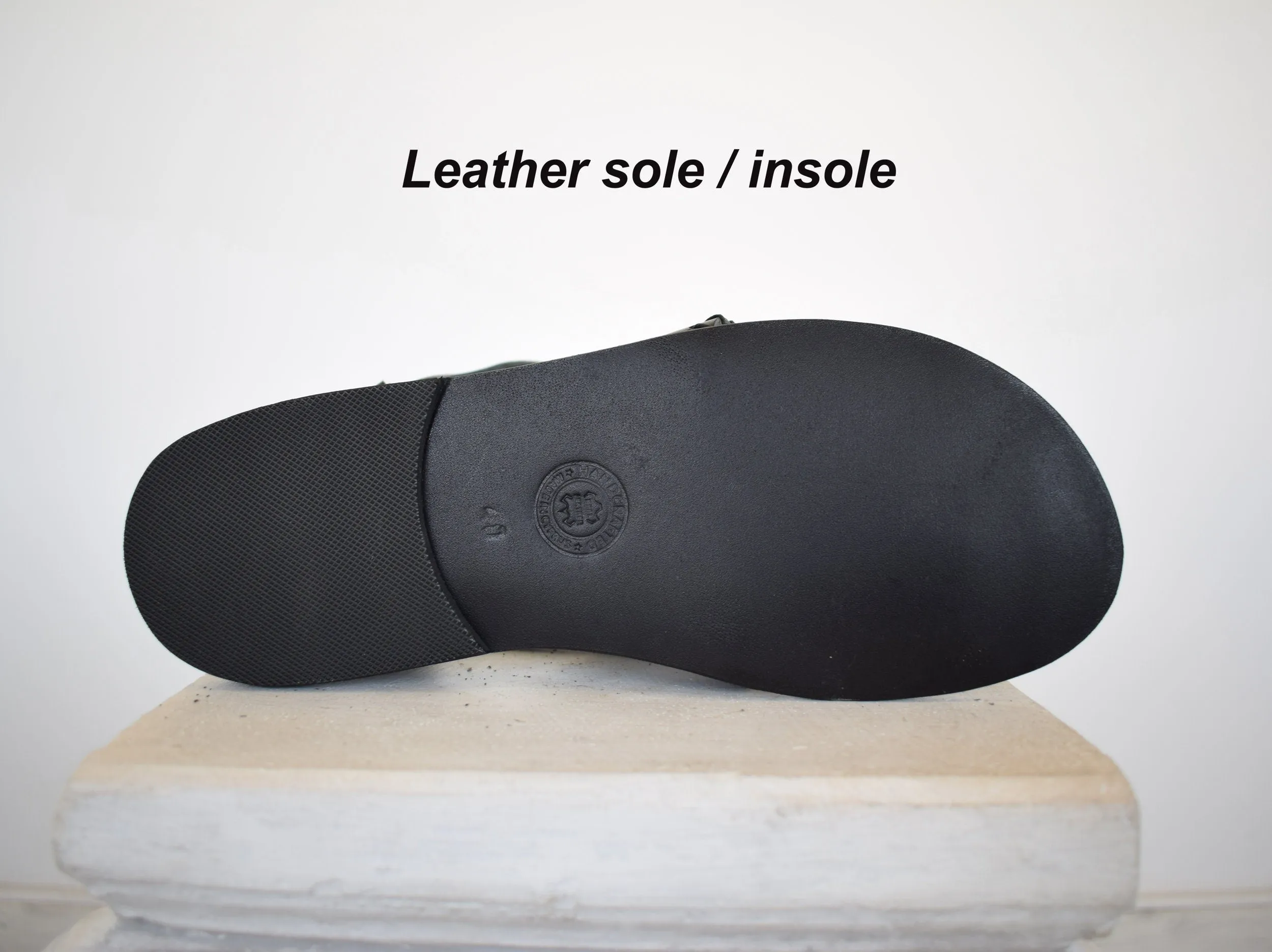 Closed toe Men Fisherman sandals Handmade greek leather sandals. Spartasandals. Poseidon.