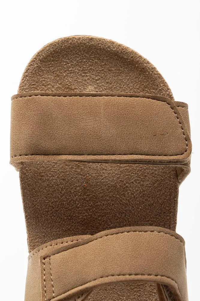 Double Strap Sandal Natural