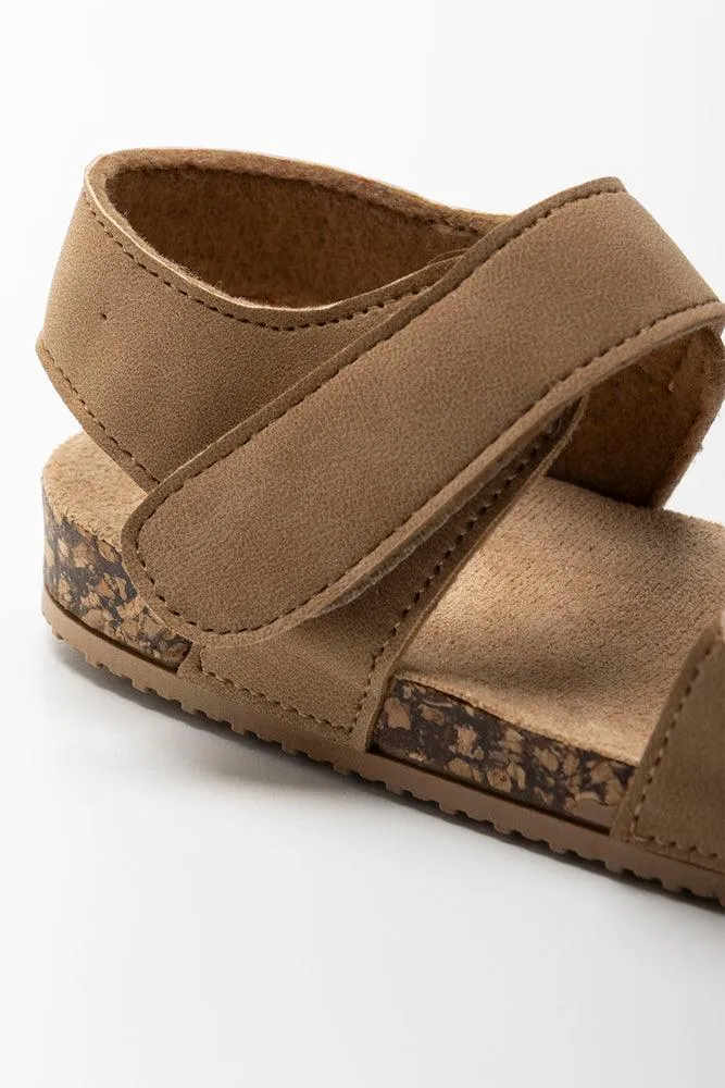 Double Strap Sandal Natural