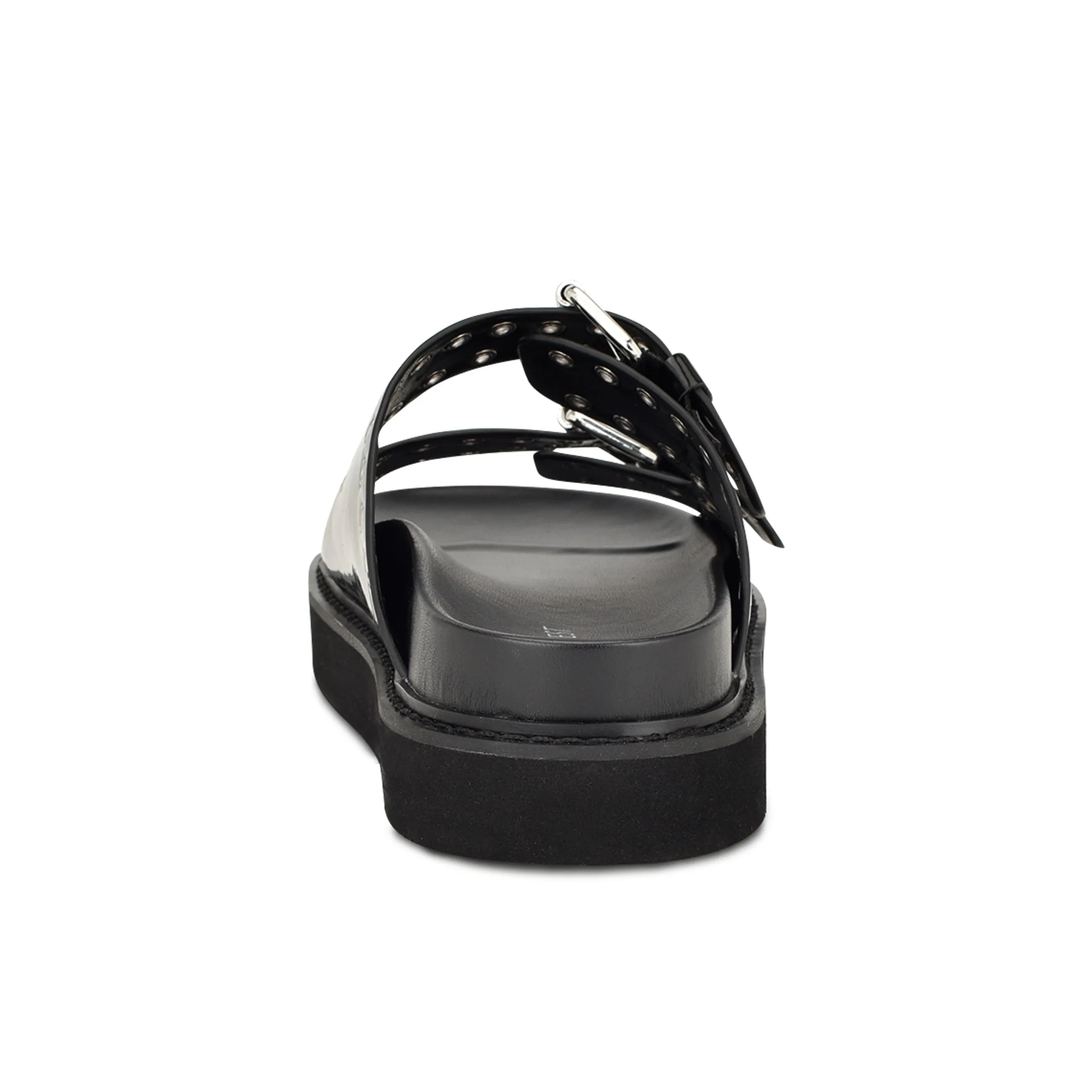 Eleny Buckle Slide Sandals