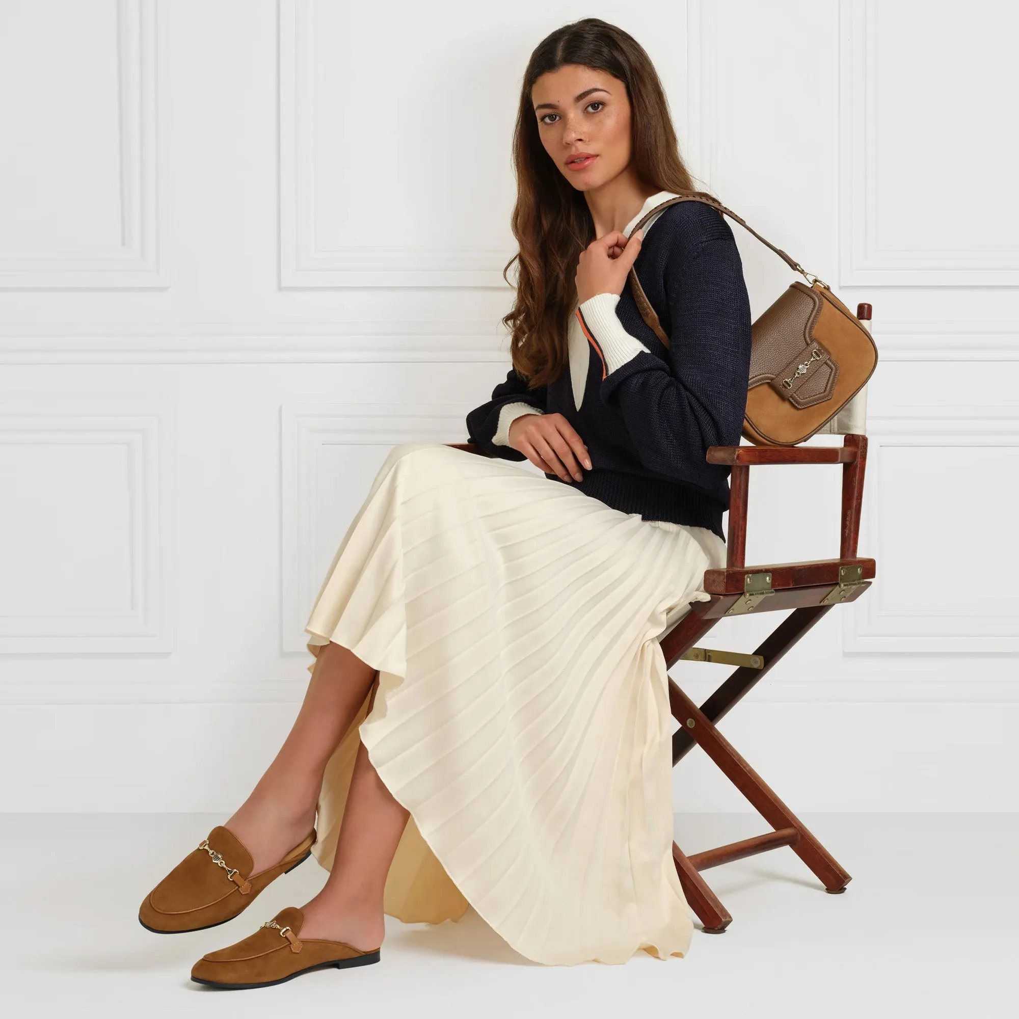 Fairfax & Favor Ladies Tuddenham Mule - Tan