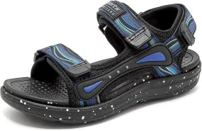 FLIOZY Kids Adjustable Straps Summer Sandals Boys Light-Weight Open Toe Sport Sandals Youth Outdoor Water Sandal