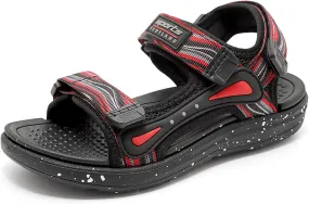 FLIOZY Kids Adjustable Straps Summer Sandals Boys Light-Weight Open Toe Sport Sandals Youth Outdoor Water Sandal