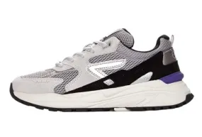 HUB Grid Dames Sneaker Grijs Zwart