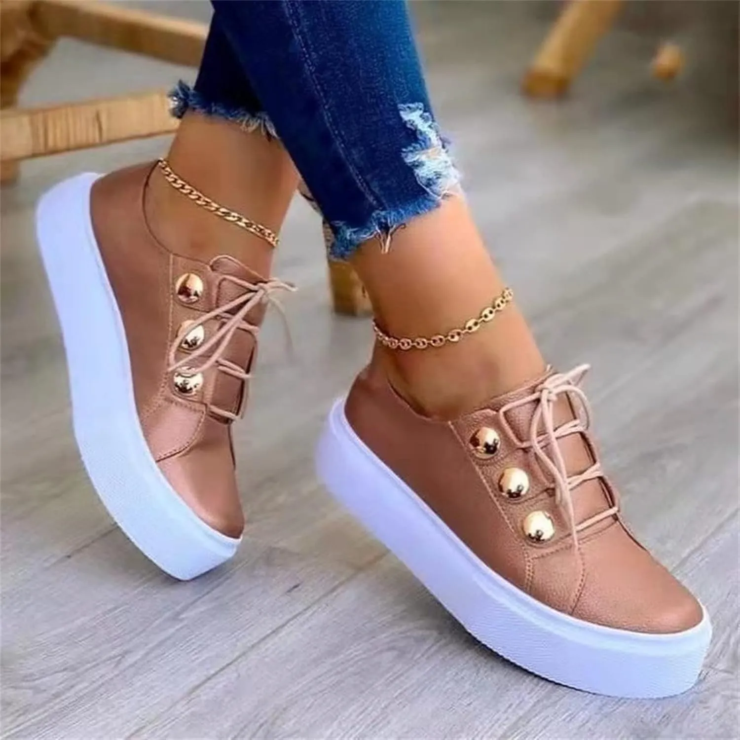 Ladmiple Shoes For Women Sneakers Trendy Slip on Canvas Walking Shoes Fashion Casual Summer Comfortable Flats Loafers