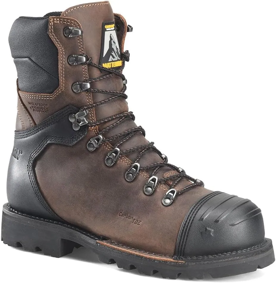 Matterhorn 8" Waterproof Carbon Comp Toe Lace To Toe Mens Industrial & Construction Boots, Durable & Slip Resistant