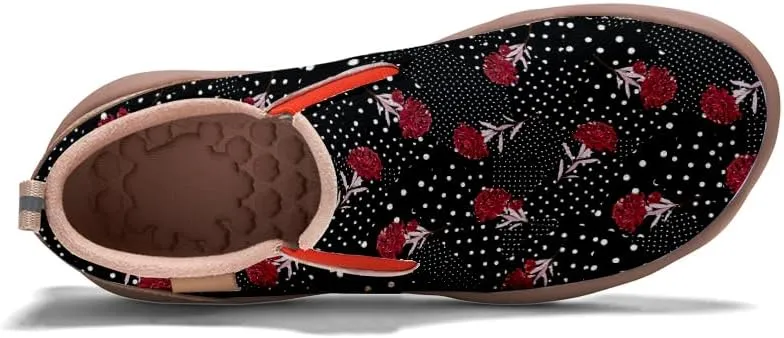 Men's Casual Slip-on Loafers Art Painted Lightweight Comfortable Sneakers Walking Travel Shoes Patchwork Floral Plants Pattern