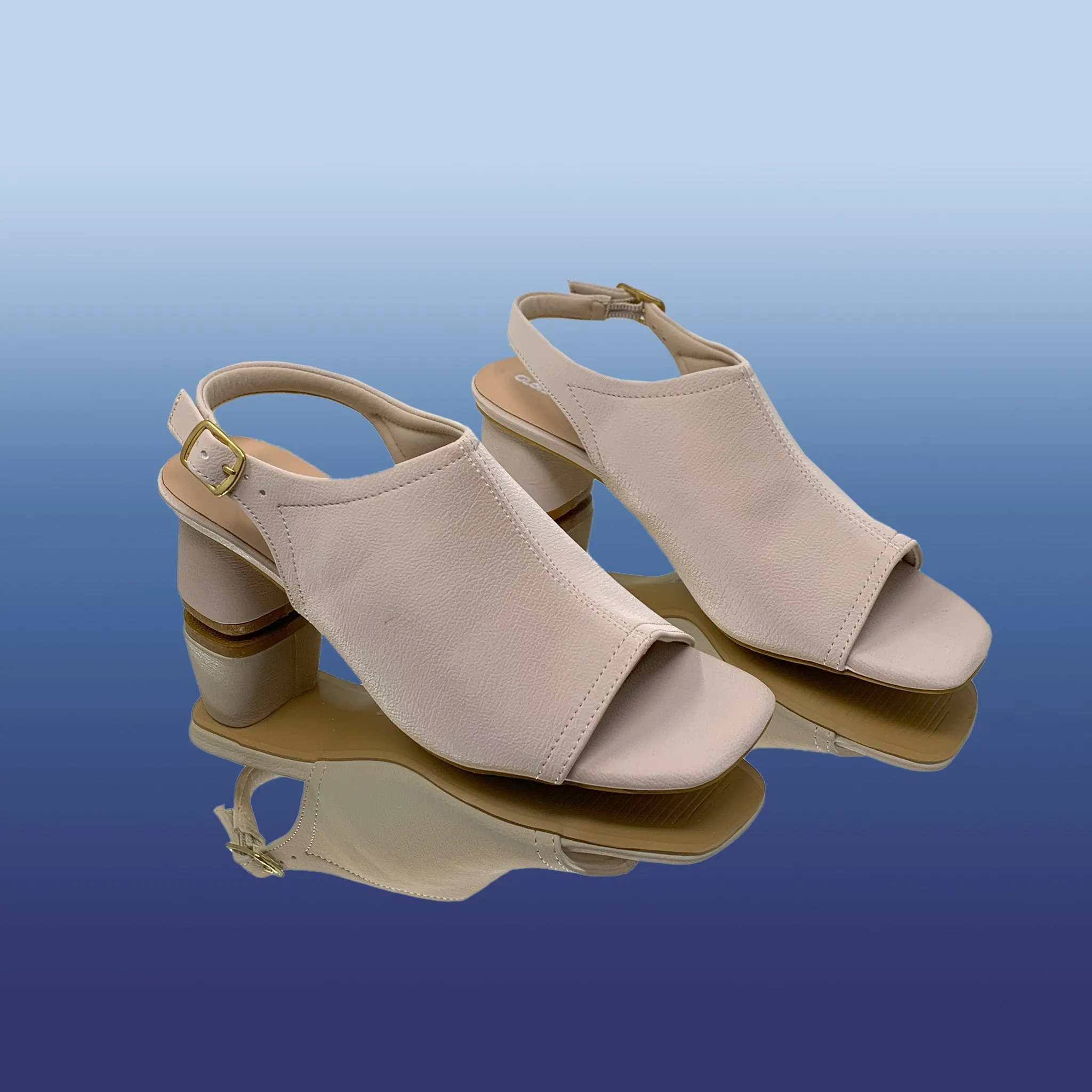 Neutral-Tone Block Heels