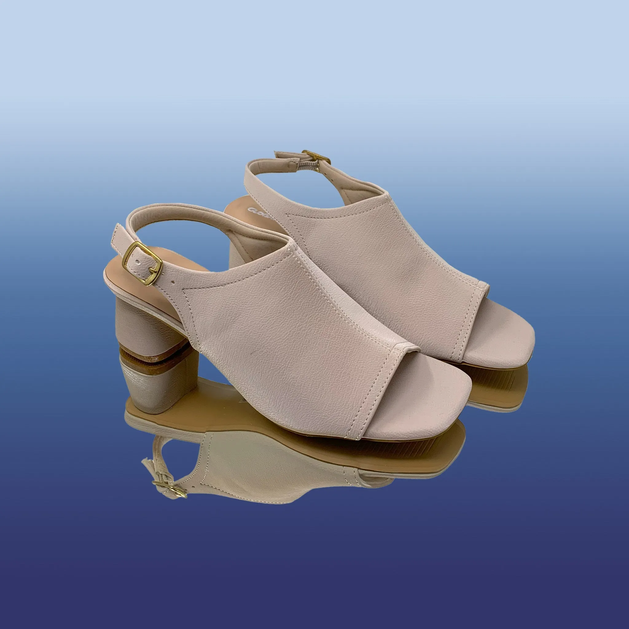 Neutral-Tone Block Heels