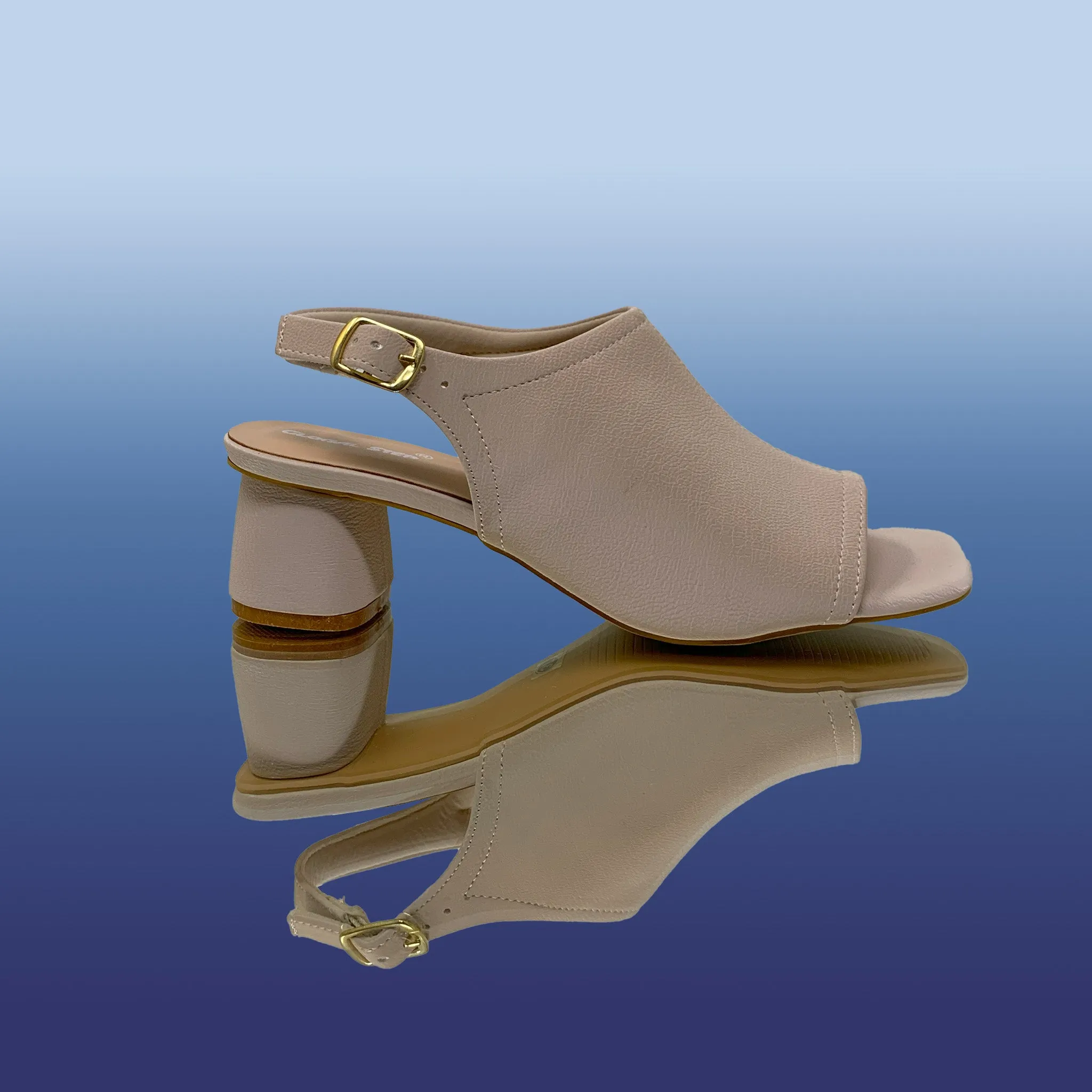 Neutral-Tone Block Heels