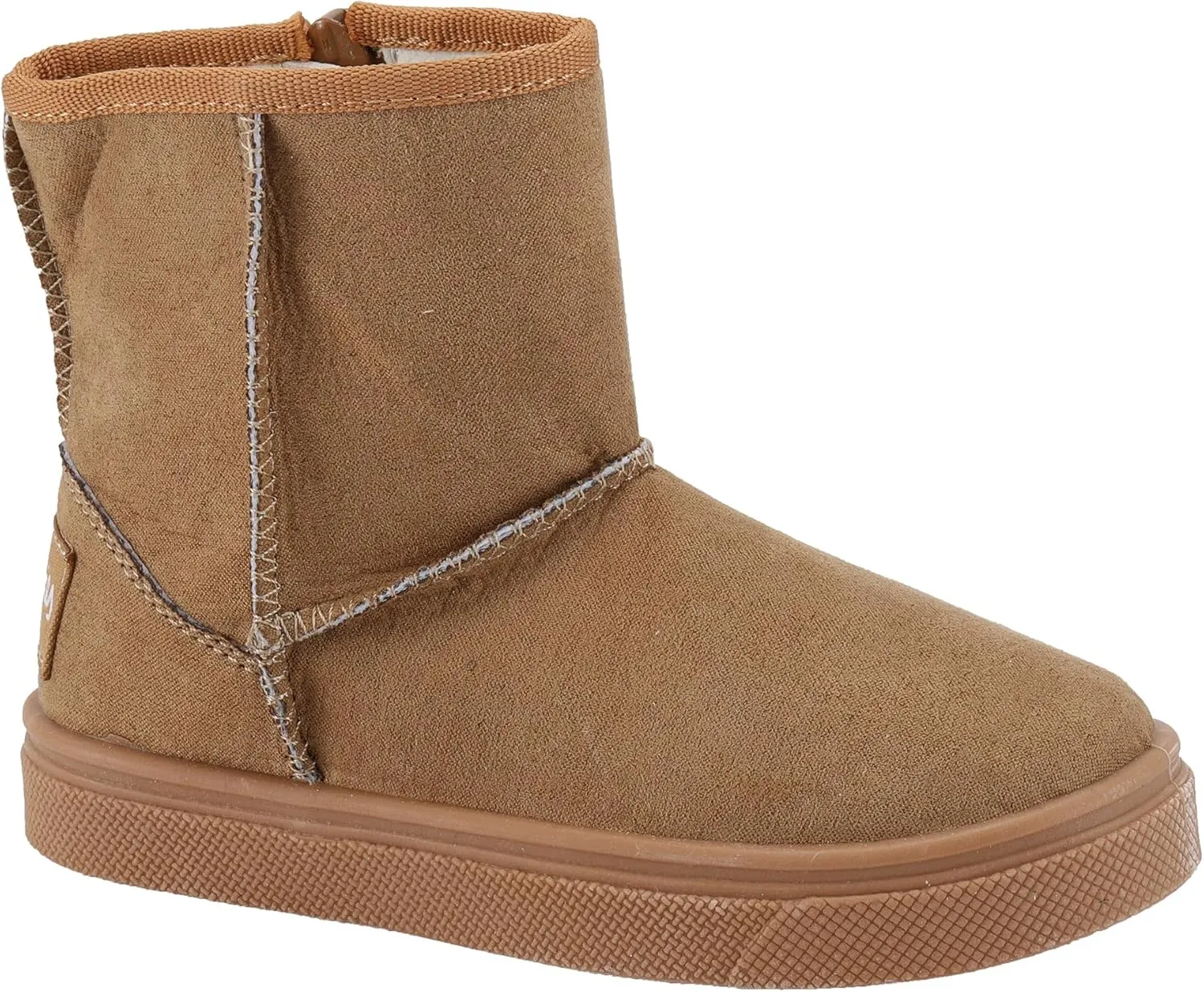 Oomphies Frost Kids' Cozy Boots with Faux Fur Lining and Side Zipper  Durable Microfiber Upper, Rubber Sole