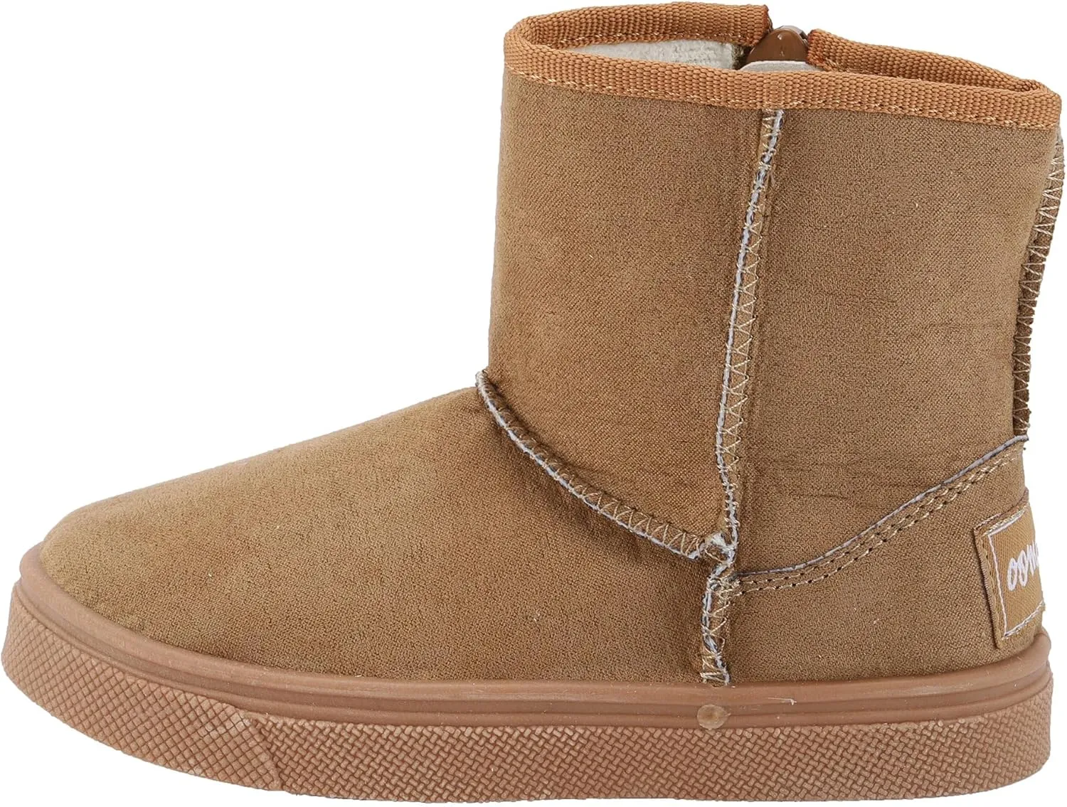 Oomphies Frost Kids' Cozy Boots with Faux Fur Lining and Side Zipper  Durable Microfiber Upper, Rubber Sole