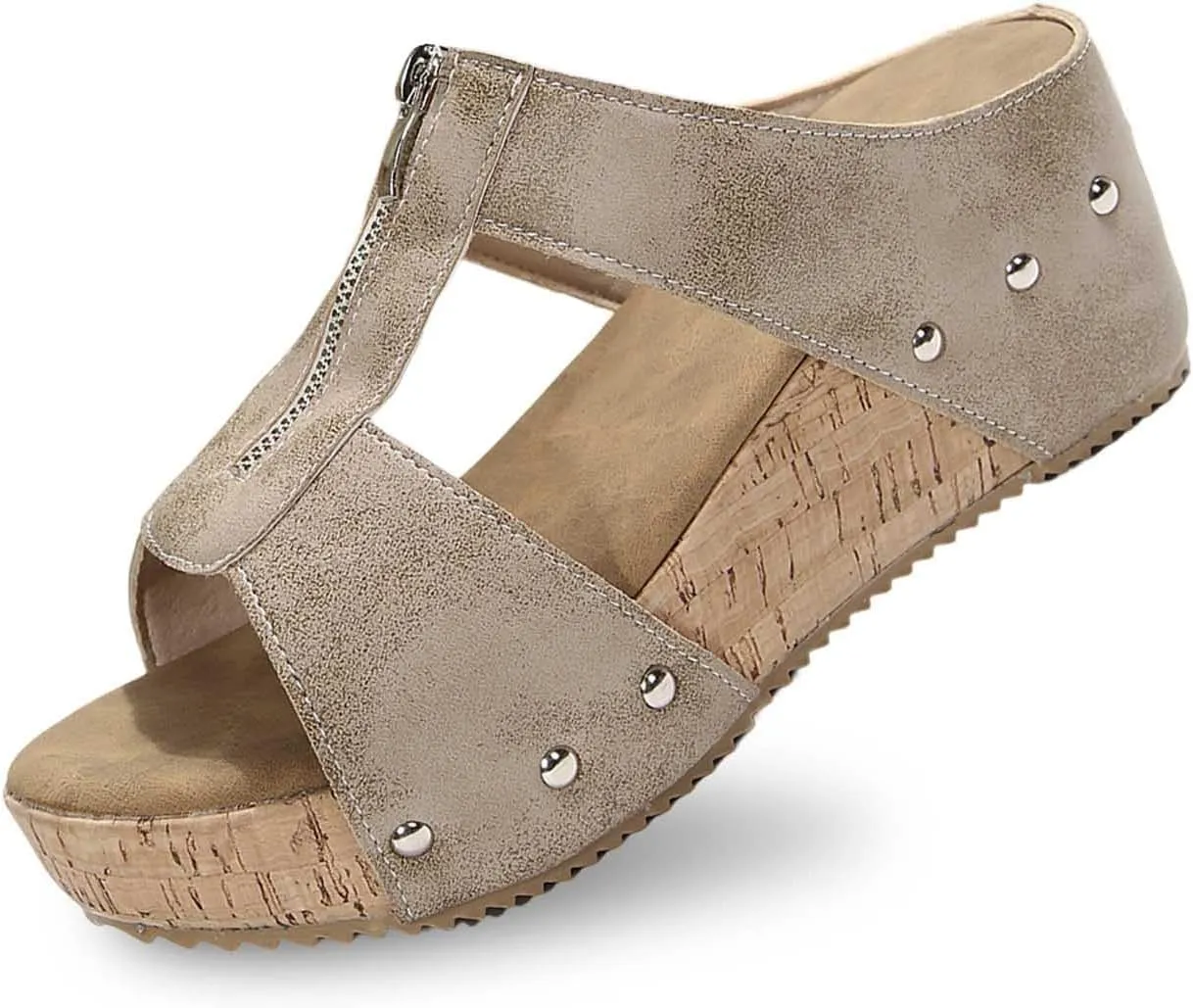 Platform Wedge Sandals for Women Open Toe Orthopedic Slip on Summer Dress Breathable Slippers Arch Support Elegant Comfortable Walking 2025 Stylish Sandals