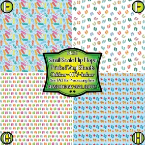 Small Scale Flipflops ★ Laser Safe Adhesive Film (TAT 3 BUS DAYS)