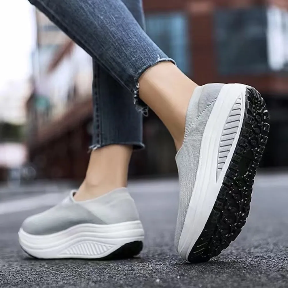 Soft Mesh Women Platform Sneakers
