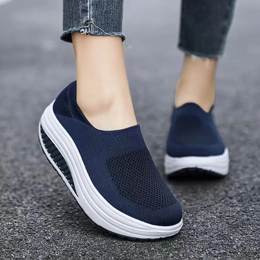 Soft Mesh Women Platform Sneakers