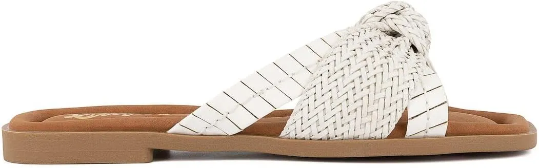 Sugar Women's Slide Sandals  Stylish Slip-On Flats for Casual, Dressy, Beach, or Pool Wear