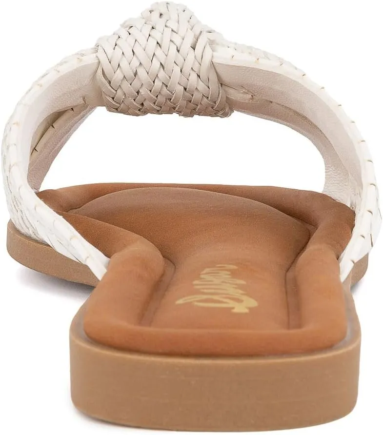 Sugar Women's Slide Sandals  Stylish Slip-On Flats for Casual, Dressy, Beach, or Pool Wear