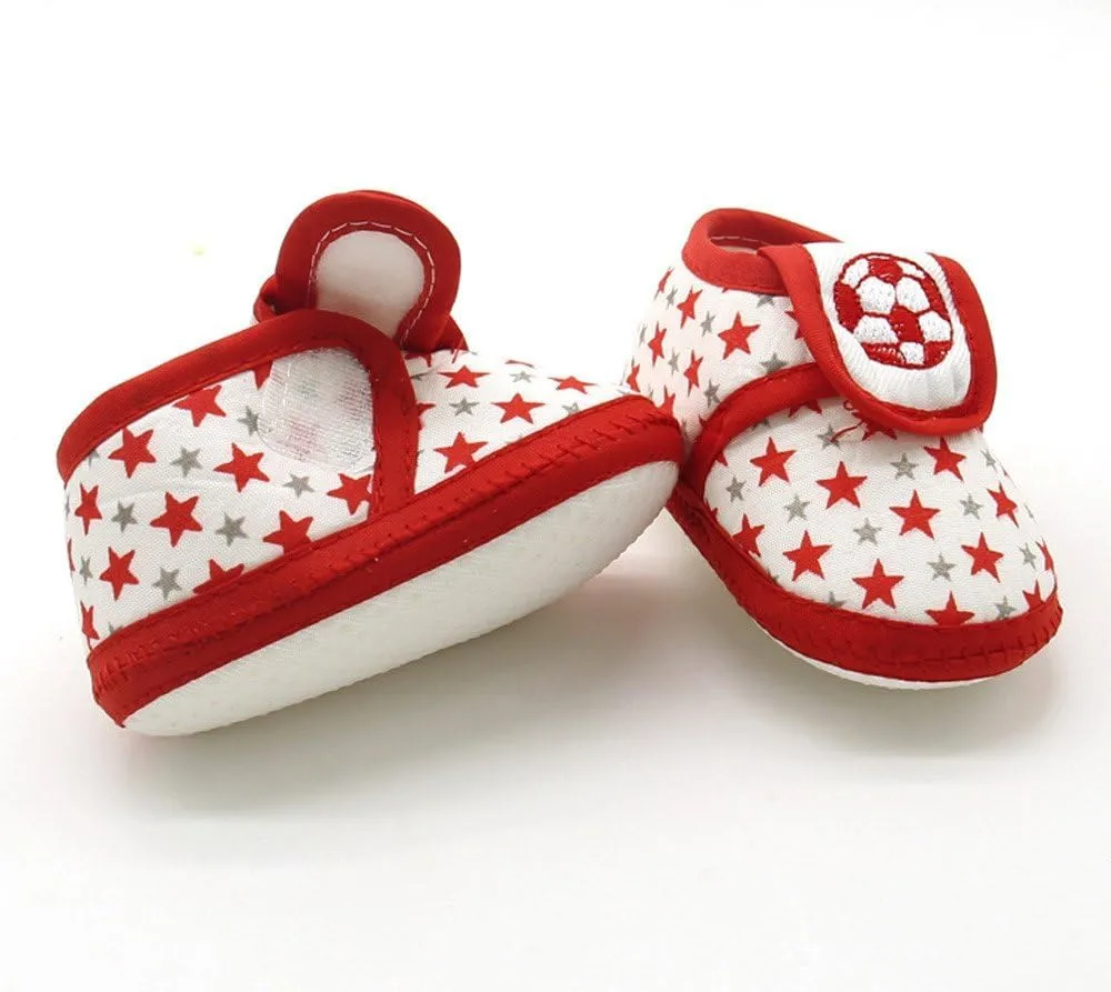 Warm Soft Shoes Casual Boys Baby Sole Girls Prewalker Infant Star Baby Shoes Boy Walking