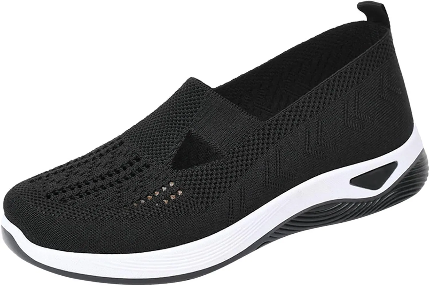 Womens Casual Slip On Loafers Comfortable Walking Shoes Lightweight Canvas Sneakers Flat Non Slip Flats