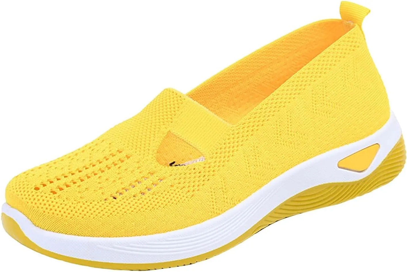 Women's Woven Orthopedic Breathable Soft Shoes Running Shoes for Women Wide Feet White Casual Shoes White Platform Sneakers Waterproof Tennis Shoe Trainers Shoe