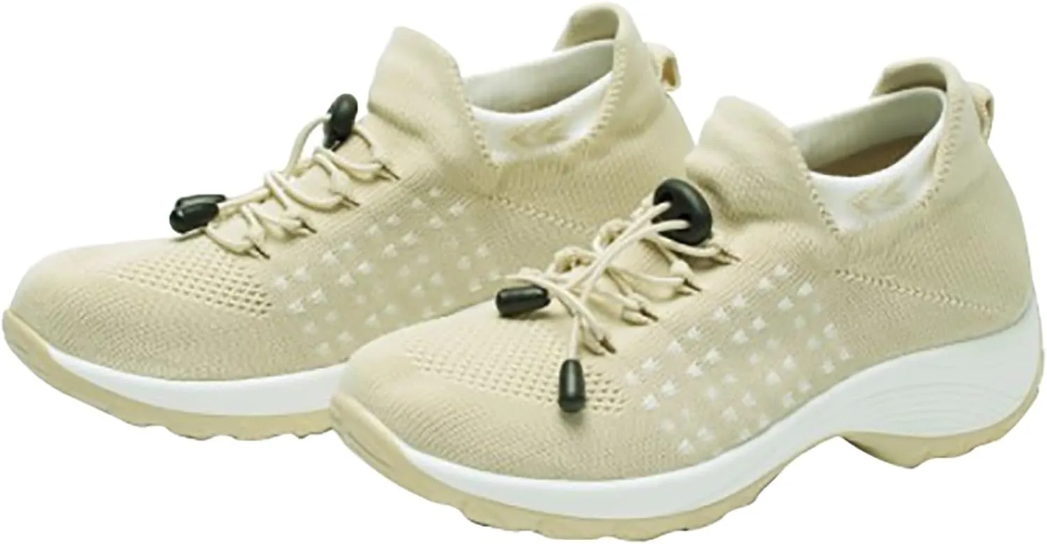 Women's Woven Orthopedic Breathable Soft Shoes Walking Shoes Women Lether Slip On Shoes Casual Fashion Sneakers 2025 White Tennis Shoe White Loafers