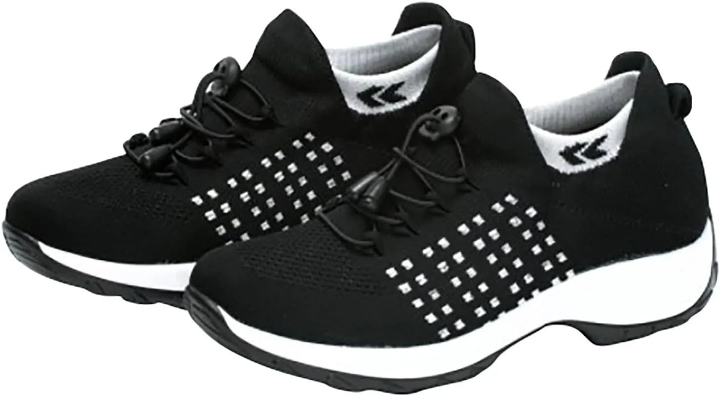 Women's Woven Orthopedic Breathable Soft Shoes Womens Tennis Shoes Flat Feet Men Casual Shoes Dress Sneakers Waterproof Tennis Shoe Loafers Dress Shoe