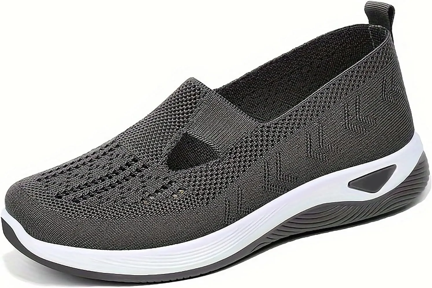 Women's Woven Orthopedic Breathable Soft Walking Running Shoes for Men Wide Feet Men's Shoes Casual Slip On Sneakers Black Tennis Shoe Loafers Shoe