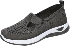 Women's Woven Orthopedic Breathable Soft Walking Running Shoes for Men Wide Feet Men's Shoes Casual Slip On Sneakers Black Tennis Shoe Loafers Shoe